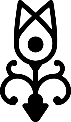 One Flower Of Slightly Opened Design Sketch Style Svg Vector, Free Vectors File